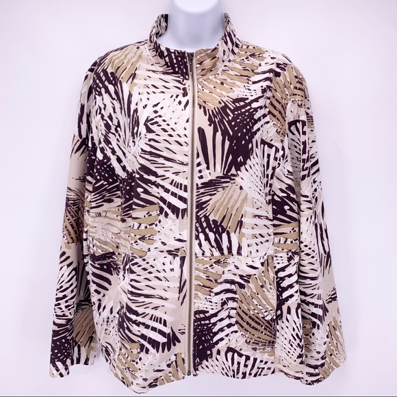 Zenergy by Chico’s Zip Up Jacket Size 2/Large - Picture 1 of 6